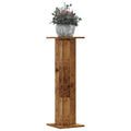 Supporti per Piante 2 pz Legno Vecchio 30x30x95 cm Truciolato