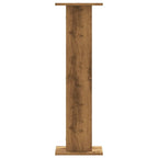 Supporti Piante 2 pz Rovere Artigianale 30x30x95 cm Truciolato