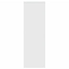 Supporti per Piante 2 pz Bianchi 33x33x100 cm Legno Multistrato