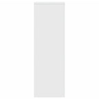Supporti per Piante 2 pz Bianchi 33x33x100 cm Legno Multistrato