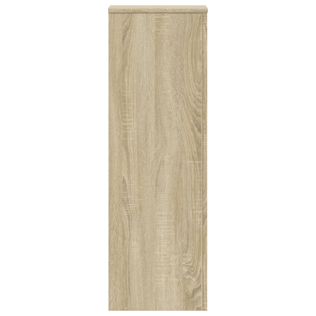Supporti per Piante 2 pz Rovere Sonoma 33x33x100 cm Multistrato