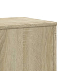 Supporti per Piante 2 pz Rovere Sonoma 33x33x100 cm Multistrato