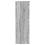 Supporti per Piante 2 pz Grigio Sonoma 33x33x100 cm Multistrato