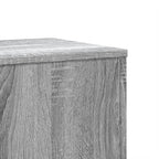 Supporti per Piante 2 pz Grigio Sonoma 33x33x100 cm Multistrato