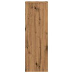 Supporti Piante 2 pz Rovere Artigianale 33x33x100cm Multistrato