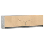 Mobile Porta TV con LED Grigio Cemento 180x34x50cm Truciolato