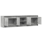 Mobile Porta TV con LED Grigio Cemento 180x34x50cm Truciolato