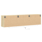 Mobile TV a Parete con LED Rovere Sonoma 180x31x45 cm