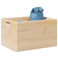 Scatola in Legno con Manici 40x30x23 cm Legno Massello di Pino