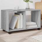 Mobiletto con Ruote Grigio Sonoma 72x33x42,5 cm in Truciolato