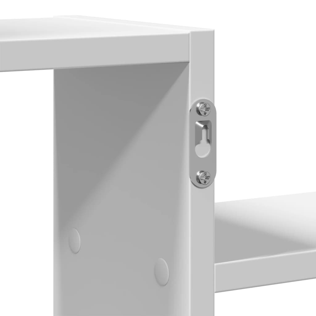 Scaffale a Parete Bianco 104x15x49 cm in Legno Multistrato