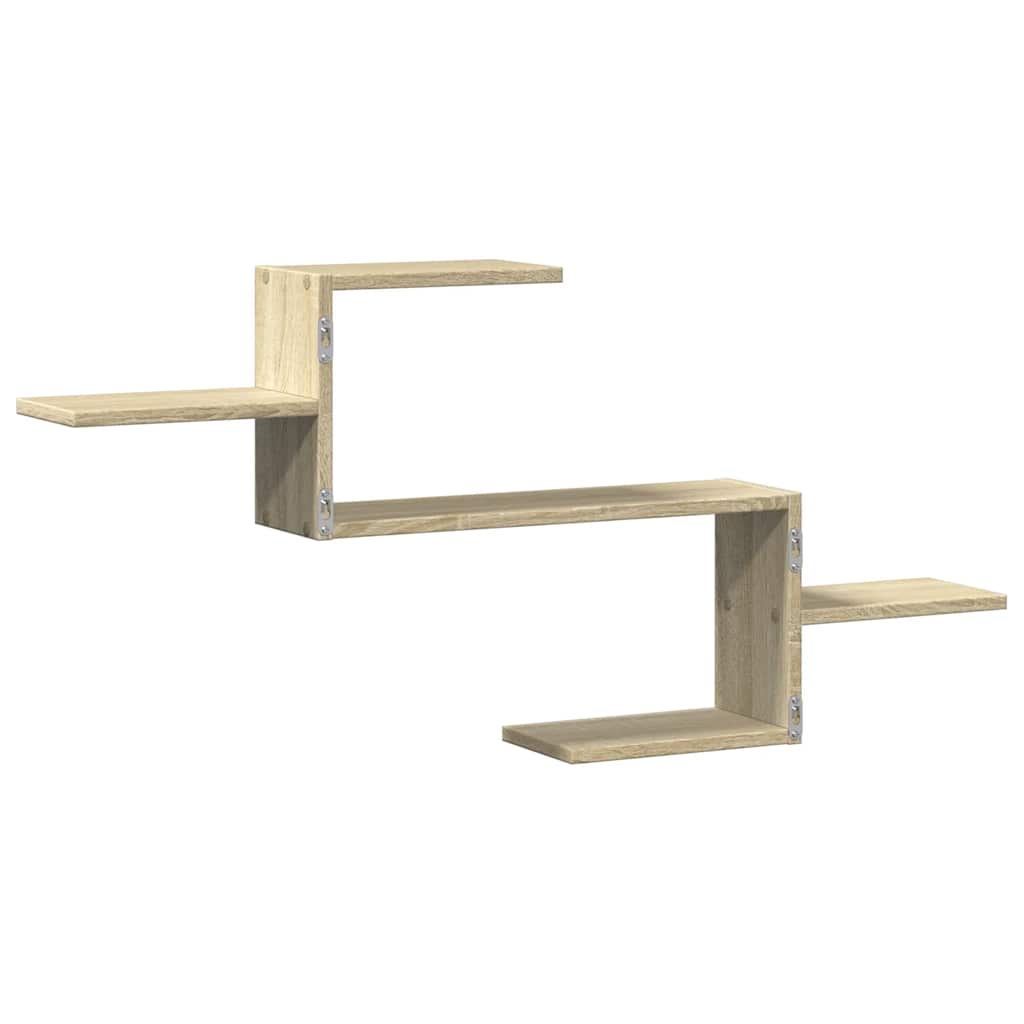 Scaffale a Parete Rovere Sonoma 104x15x49 cm in Truciolato