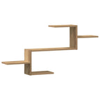 Scaffale a Parete Rovere Artigianale 104x15x49 cm in Truciolato