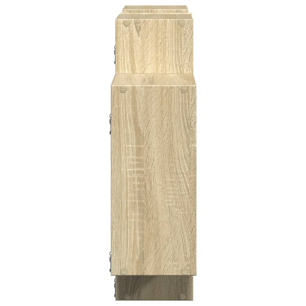 Scaffale a Parete Rovere Sonoma 159x18x65 cm in Truciolato