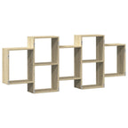 Scaffale a Parete Rovere Sonoma 159x18x65 cm in Truciolato