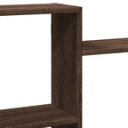 Scaffale a Parete Rovere Marrone 159x18x65 cm in Truciolato