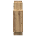 Scaffale a Parete Rovere Artigianale 159x18x65 cm in Truciolato