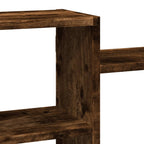 Mensola a Muro Rovere Fumo 129x18x42 cm in Truciolato