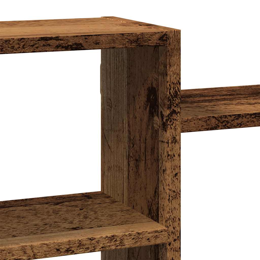 Scaffale a Parete Legno Vecchio 129x18x42 cm in Truciolato