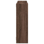 Mensola a Muro Rovere Marrone 96x18x60 cm in Truciolato