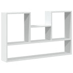 Mensola da parete bianca 99x15x60 cm in legno ingegnerizzato