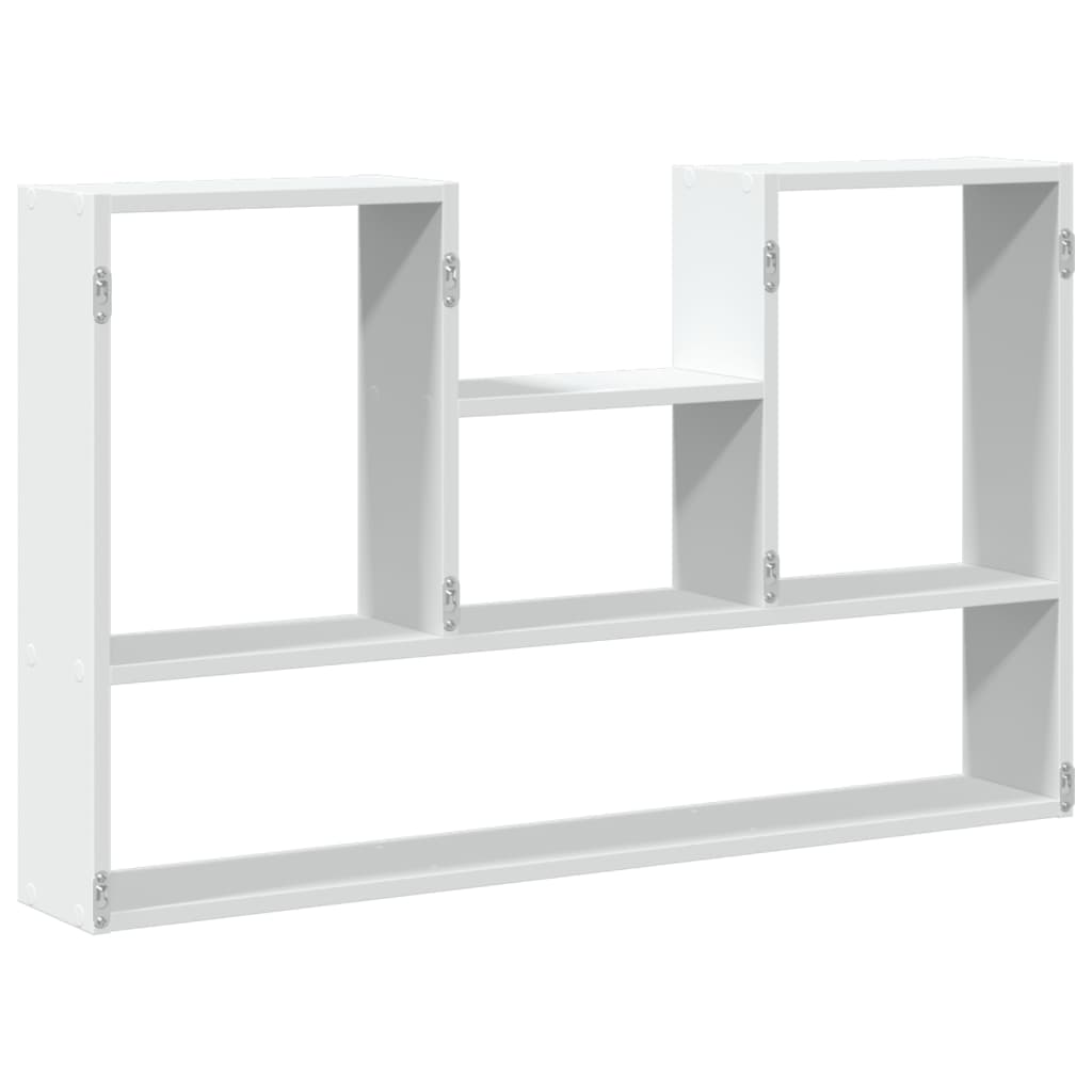 Mensola da parete bianca 99x15x60 cm in legno ingegnerizzato