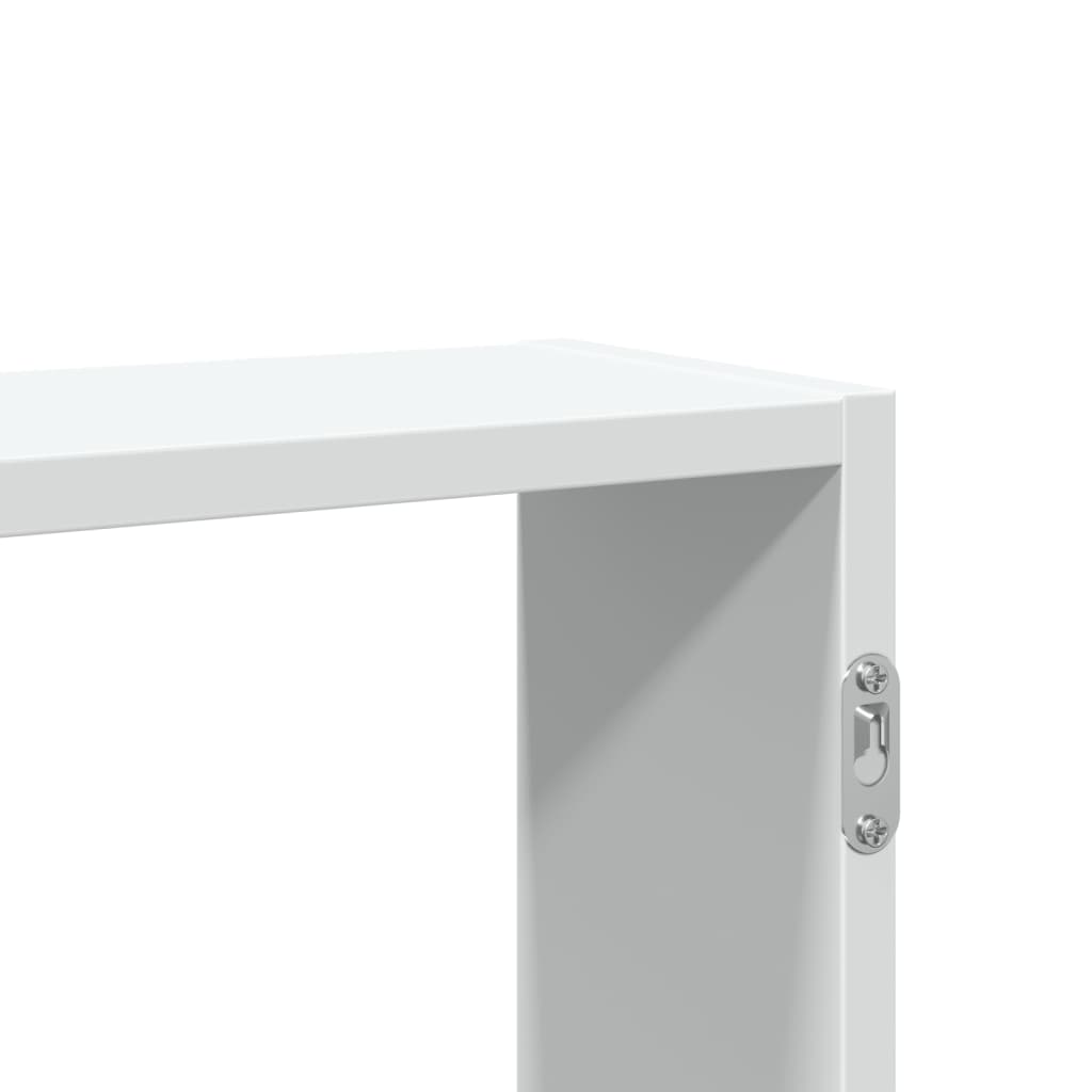 Mensola da parete bianca 99x15x60 cm in legno ingegnerizzato
