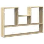 Scaffale a Parete Rovere Sonoma 99x15x60 cm in Truciolato