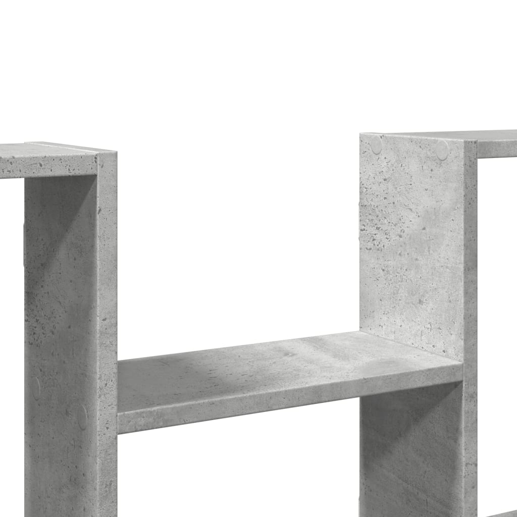 Scaffale a Muro Grigio Cemento 99x15x60 cm in Truciolato