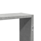 Scaffale a Muro Grigio Cemento 99x15x60 cm in Truciolato