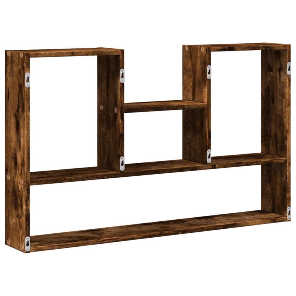 Mensola a Muro Rovere Fumo 99x15x60 cm in Truciolato