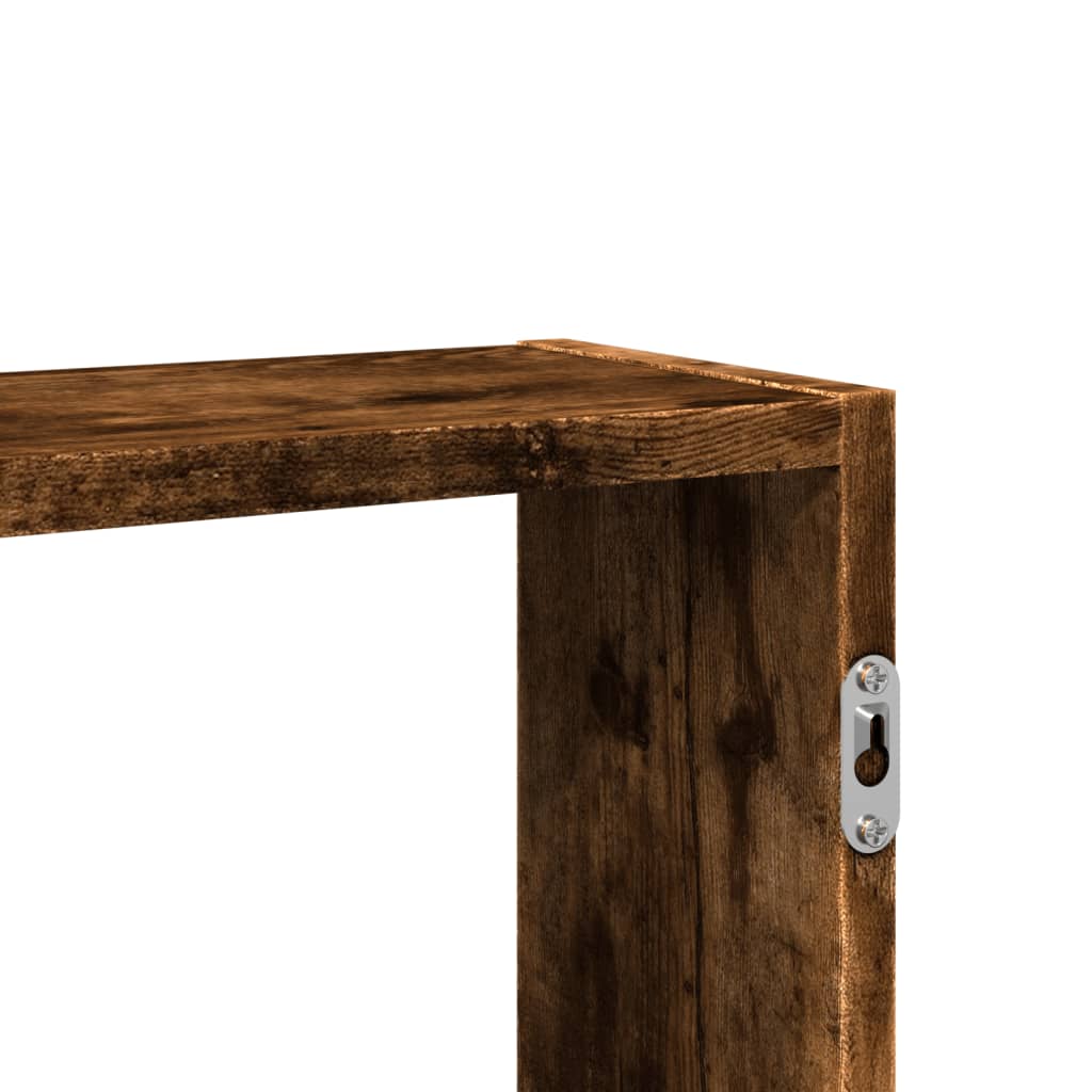 Mensola a Muro Rovere Fumo 99x15x60 cm in Truciolato