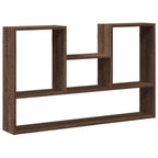 Mensola a Muro Rovere Marrone 99x15x60 cm in Truciolato