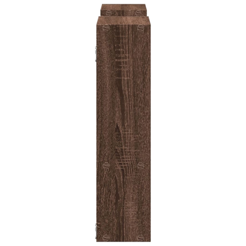 Mensola a Muro Rovere Marrone 99x15x60 cm in Truciolato