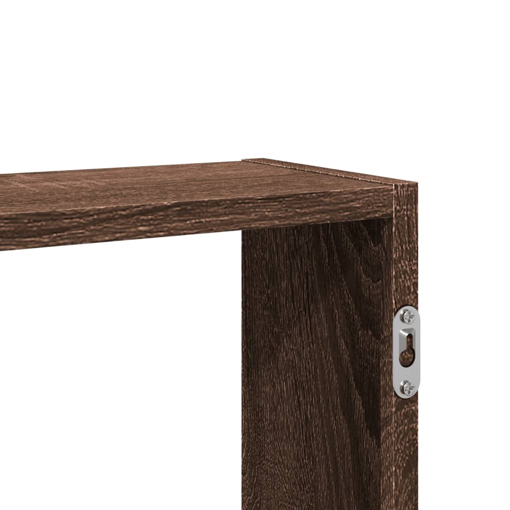 Mensola a Muro Rovere Marrone 99x15x60 cm in Truciolato