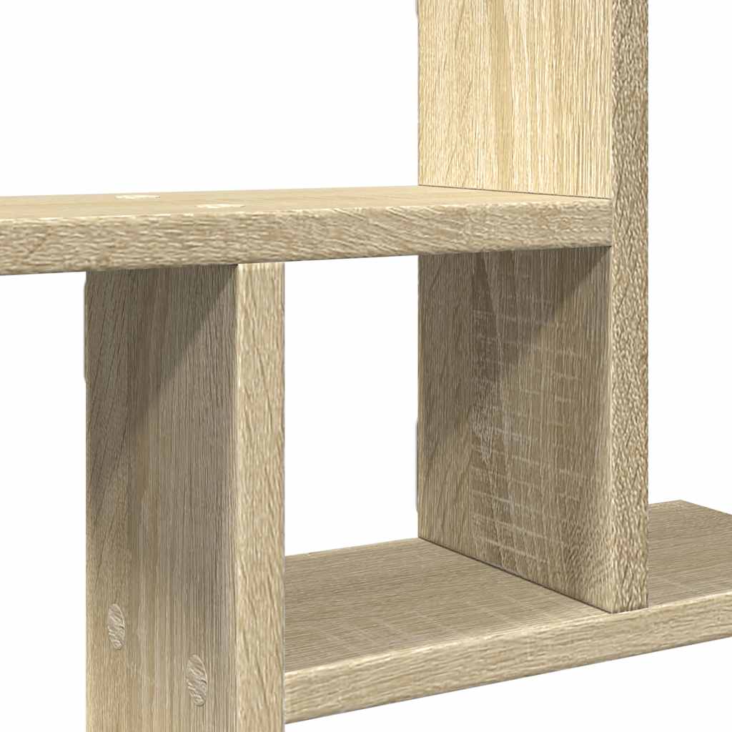 Mensole Parete 2pz Rovere Sonoma 38x12x38 cm in Truciolato