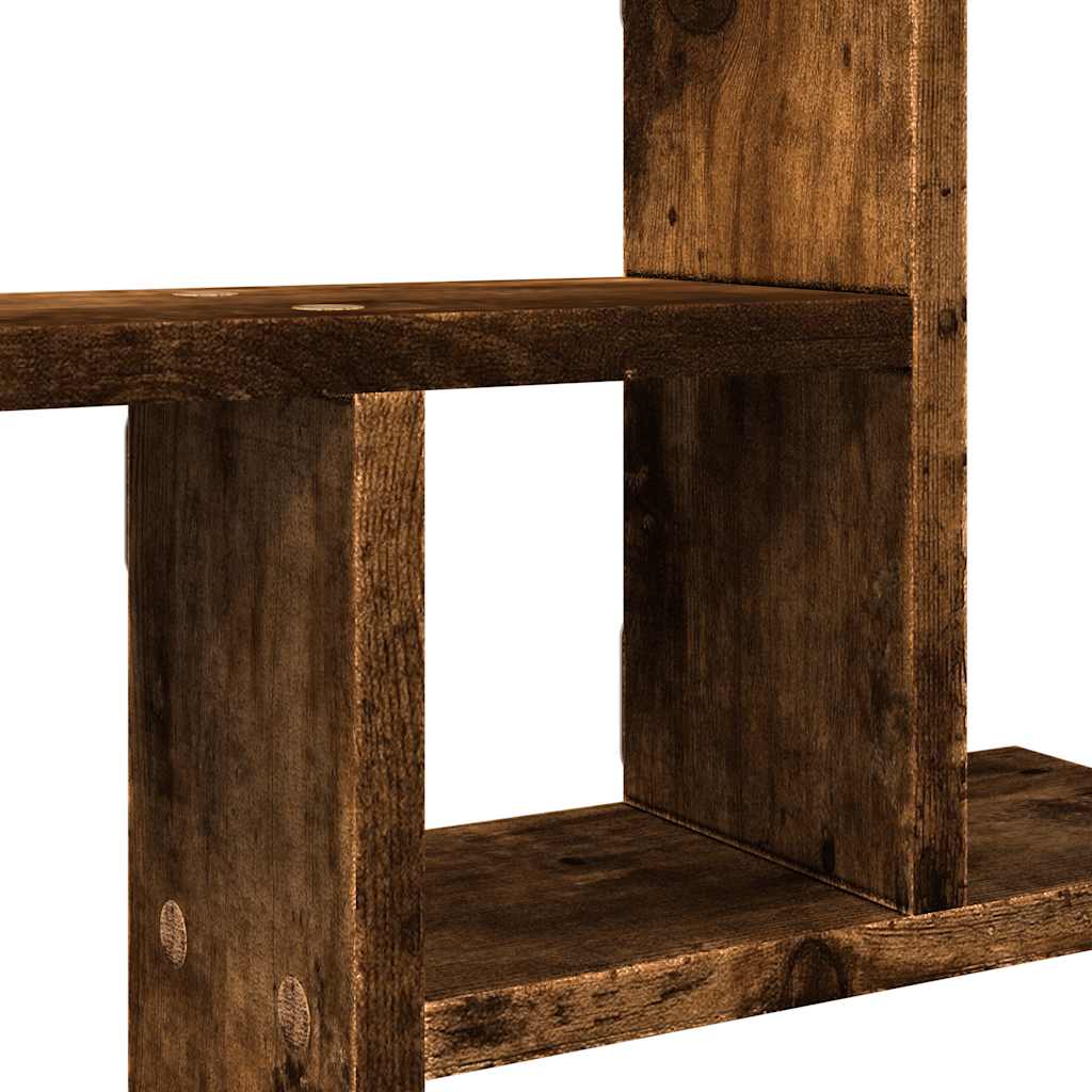 Mensole da Parete 2pz Rovere Fumo 38x12x38 cm in Truciolato