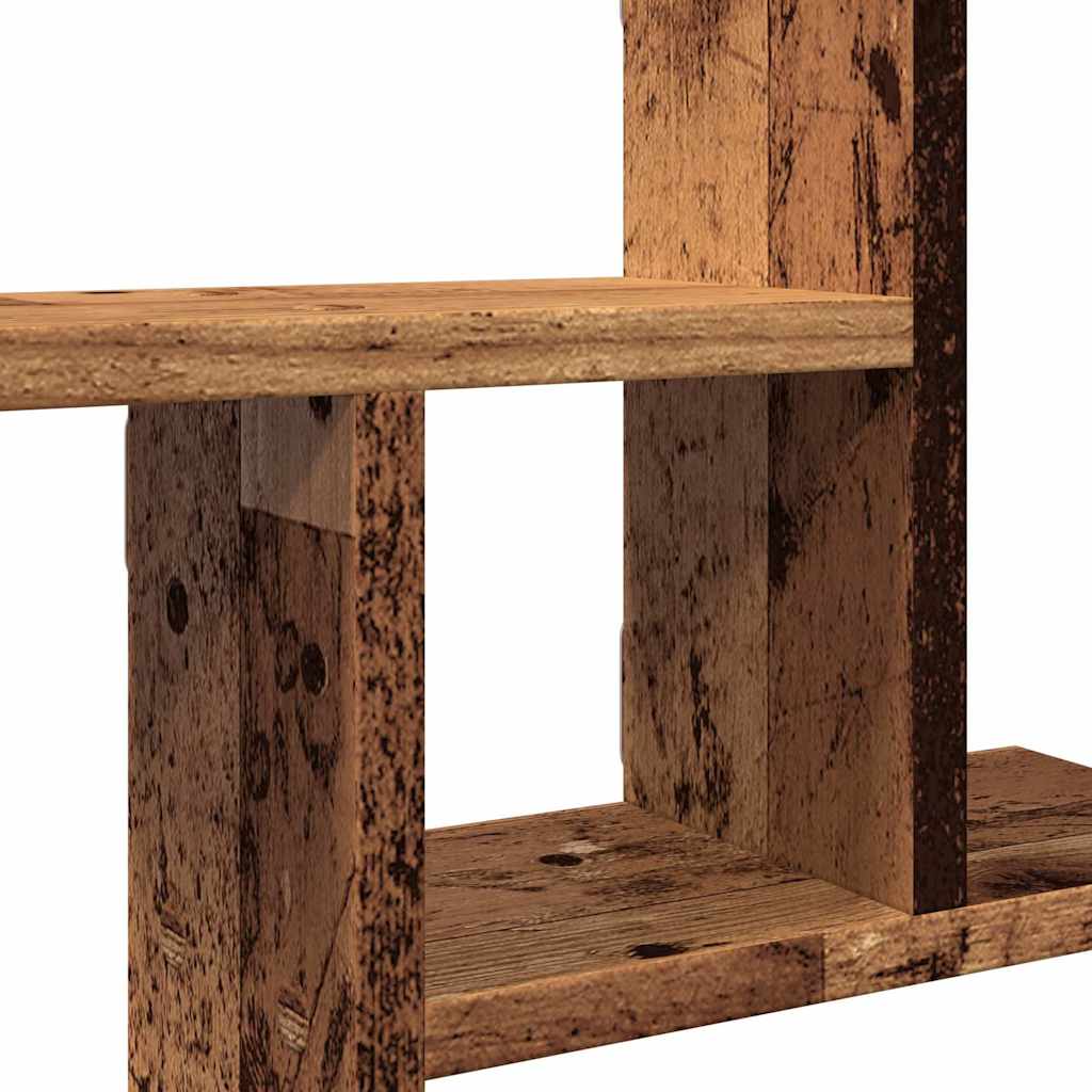 Mensole da Parete 2pz Legno Vecchio 38x12x38 cm in Truciolato