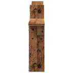 Mensole da Parete 2pz Legno Vecchio 50x12x50 cm in Truciolato