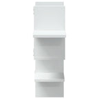 Scaffale a Parete Bianco 124,5x18x60,5 cm in Truciolato