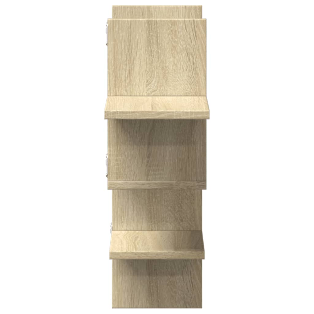 Scaffale Parete Rovere Sonoma 124,5x18x60,5 cm in Truciolato