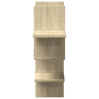 Scaffale Parete Rovere Sonoma 124,5x18x60,5 cm in Truciolato