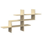 Scaffale Parete Rovere Sonoma 124,5x18x60,5 cm in Truciolato