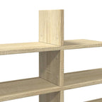 Scaffale Parete Rovere Sonoma 124,5x18x60,5 cm in Truciolato