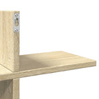 Scaffale Parete Rovere Sonoma 124,5x18x60,5 cm in Truciolato