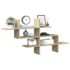 Scaffale Parete Rovere Sonoma 124,5x18x60,5 cm in Truciolato