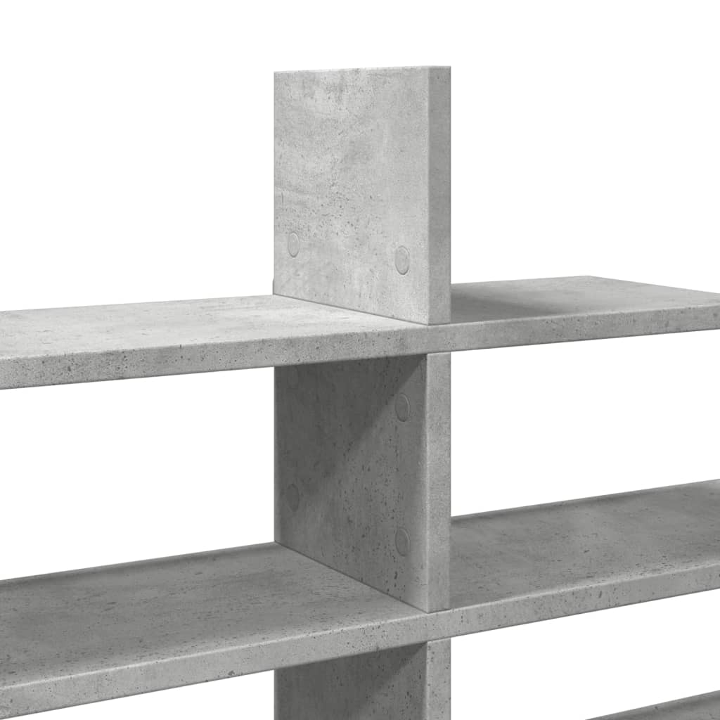 Scaffale a Muro Grigio Cemento 124,5x18x60,5 cm in Truciolato