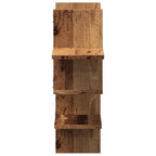 Scaffale a Parete Legno Vecchio 124,5x18x60,5 cm in Truciolato