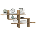 Mensola a Muro Rovere Artigianale 124,5x18x60,5cm in Truciolato