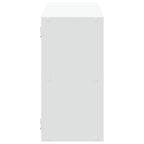 Scaffale a Parete Bianco 100x25x50 cm in Legno Multistrato